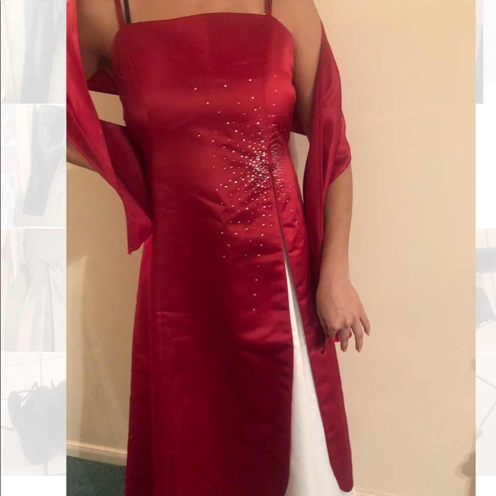 Girls Red Dress